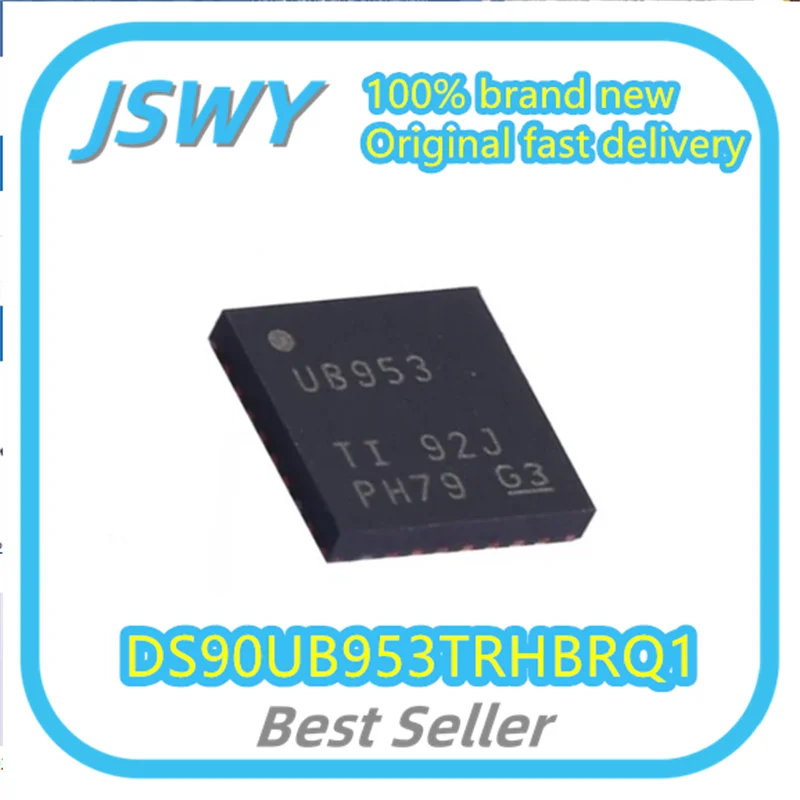 (1/20pcs) DS90UB953TRHBRQ1 DS90UB953 Silkscreen UB953 QFN32 Serializer Chip IC Brand New Original Ships Fast