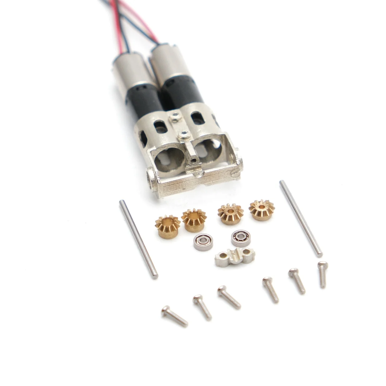 1mm Static Modification Model Engine Dual Gearbox 47-1200rpm Tracked Vehicle Micro Model Modification