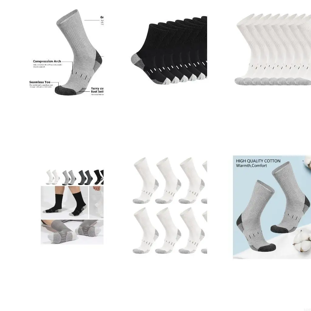 

Y3NE Cushioned Athletic Socks Outdoor Sports Socks Ankle Socks with Cushion