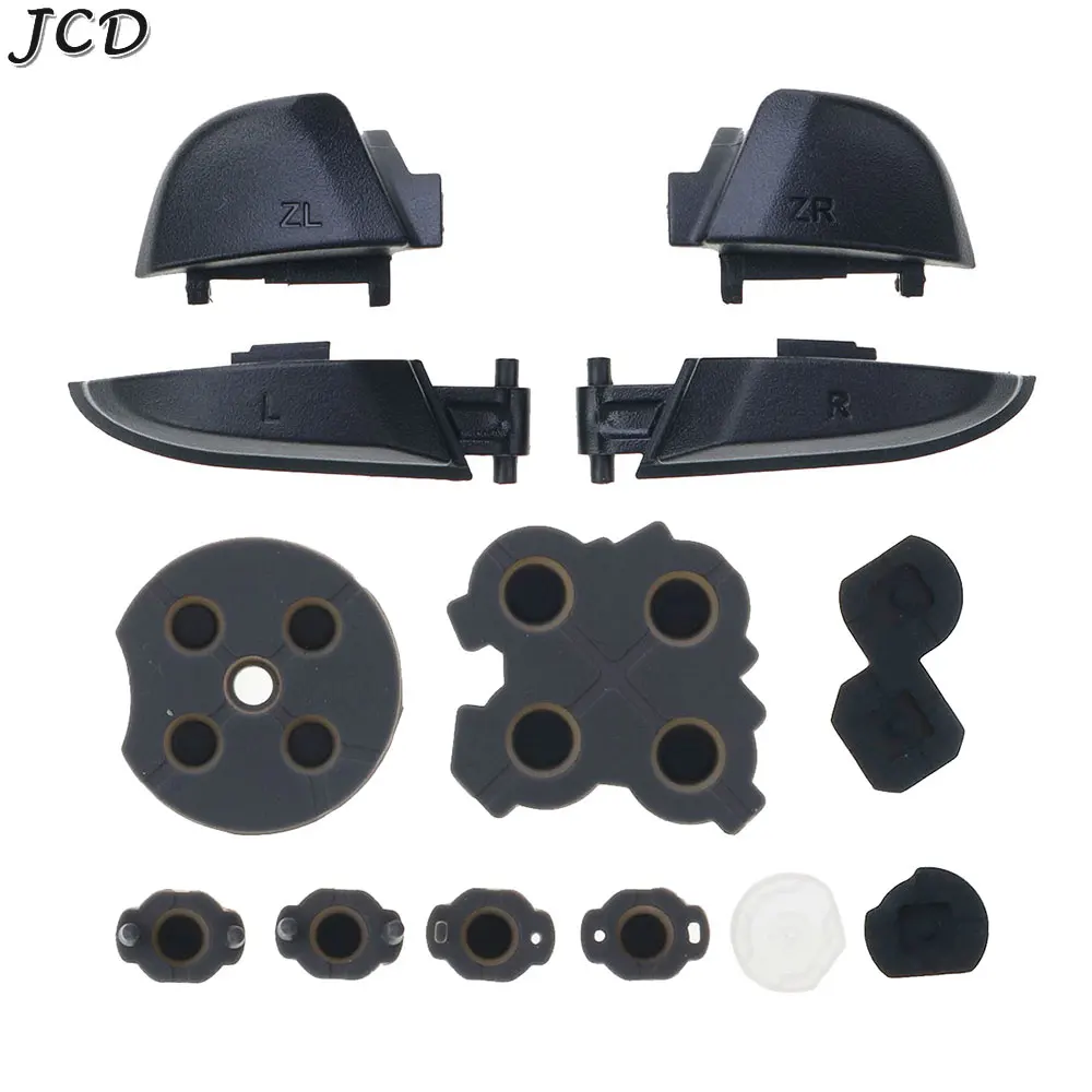 JCD ZL ZR L R Trigger Key Button Repair Parts For Switch Pro Controller Rubber Conductive Pad  Silicone Button Adhesive