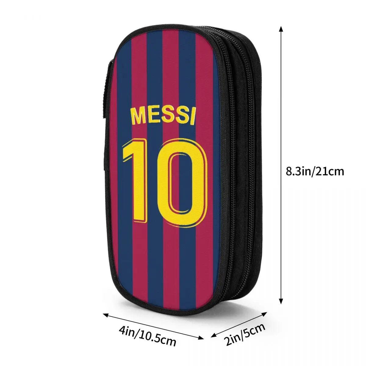 Argentina Number 10 Football Soccer Pencil Cases Messi Pen Box Pencil Bags Student Big Capacity Students School Gift Pencilcases