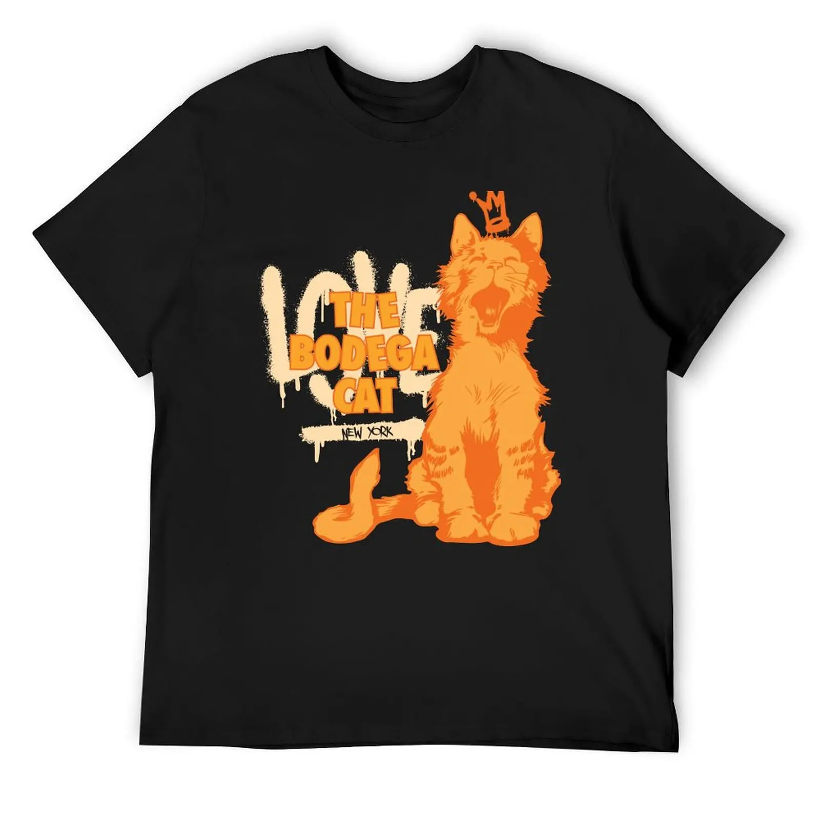 BODEGA ORANGE CAT# 8 T-Shirt cute tops anime figures sports fans fruit of the loom mens t shirts