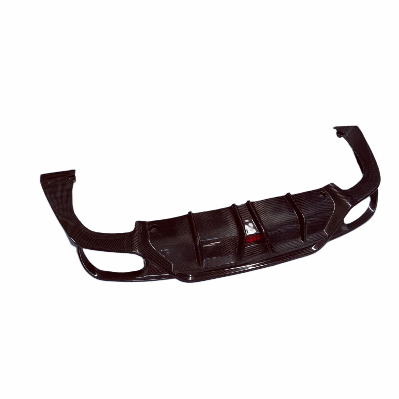 

For 2014-2017 Maserat Geberit Carbon Fiber Rear Diffuser with LED Light Body Kit