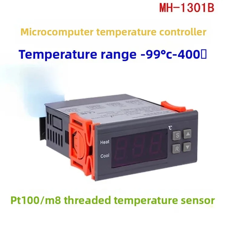 MH-1301B PT100 Temperature Controller -99~400℃ Microcomputer Intelligent Switch