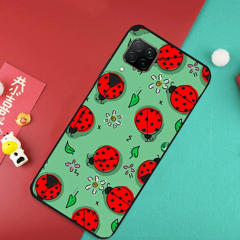  Ladybug Beetle For Huawei Nova 7i 8i 3i 11i Nova 10 9 SE 5T Y60 Y70 Y90 Y61 Y91 P20 P40 Lite P30 Pro Case