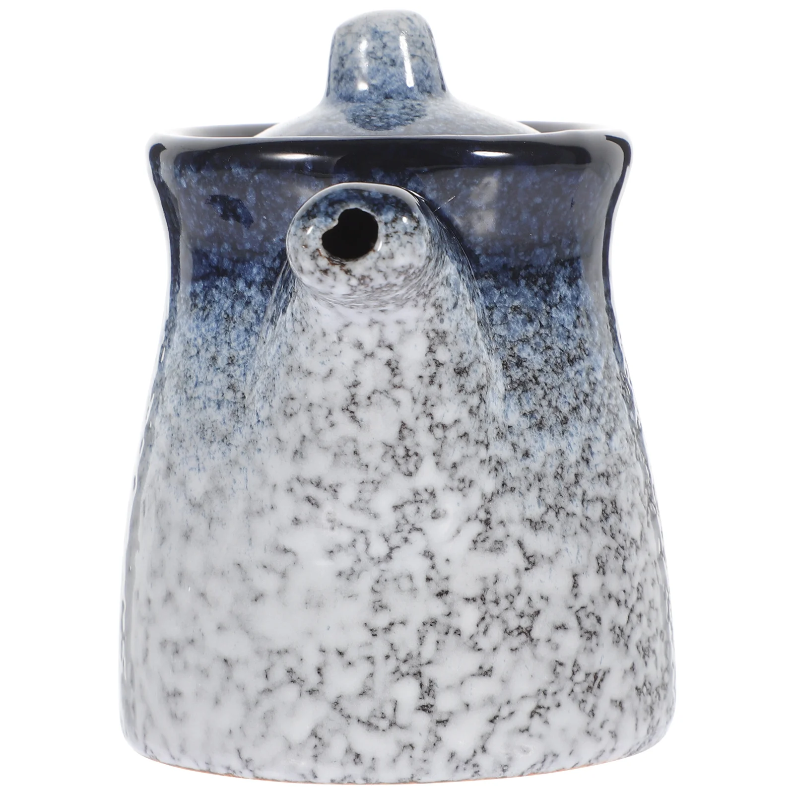 

Japanese Style Ceramic Soy Sauce Dispenser Vintage Sauce Jar Kitchen Condiment Storage Bottle Vinegar Dispenser