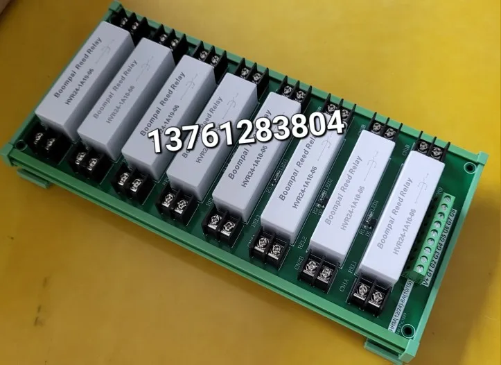 HRM24-8A10 Normally Open 8-channel Module (24V) High-voltage Relay Module Withstand Voltage 10KVDC