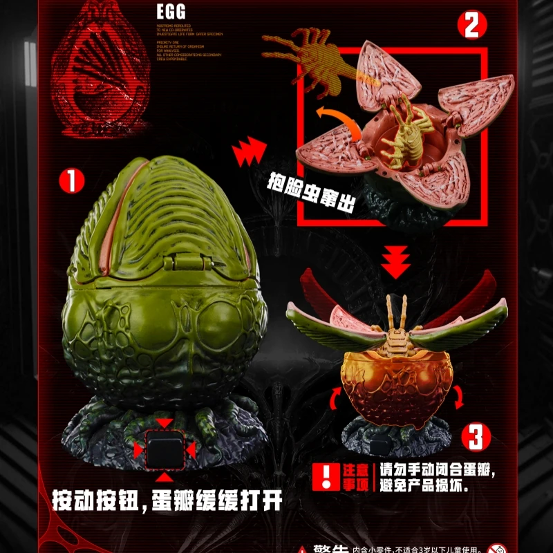 جديد حقيقي 52 لعب الغريبة البيض و Facehugger يختتم اللعب زينومورف عمل نموذج لجسم لعبة هدية