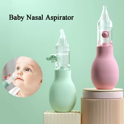 Aspirador nasal macio para o bebê anti-volta fluxo nariz otário novo nascido aspirador de nariz silicone cuidados de segurança do bebê diagnóstico-ferramenta