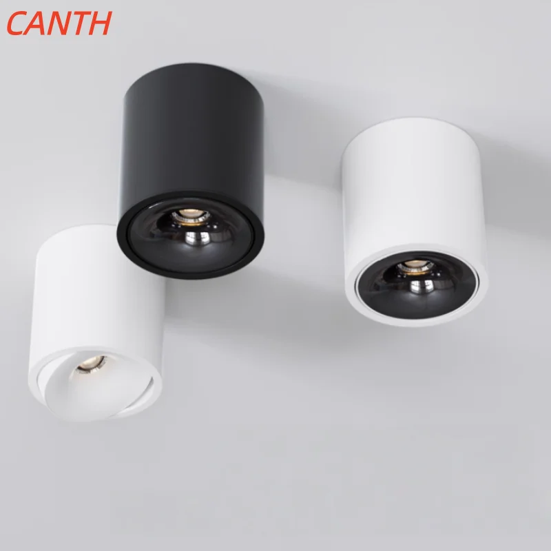 

Fixed-position spotlights with adjustable angles for clothing stores, restaurants, and commercial use with anti-glare function