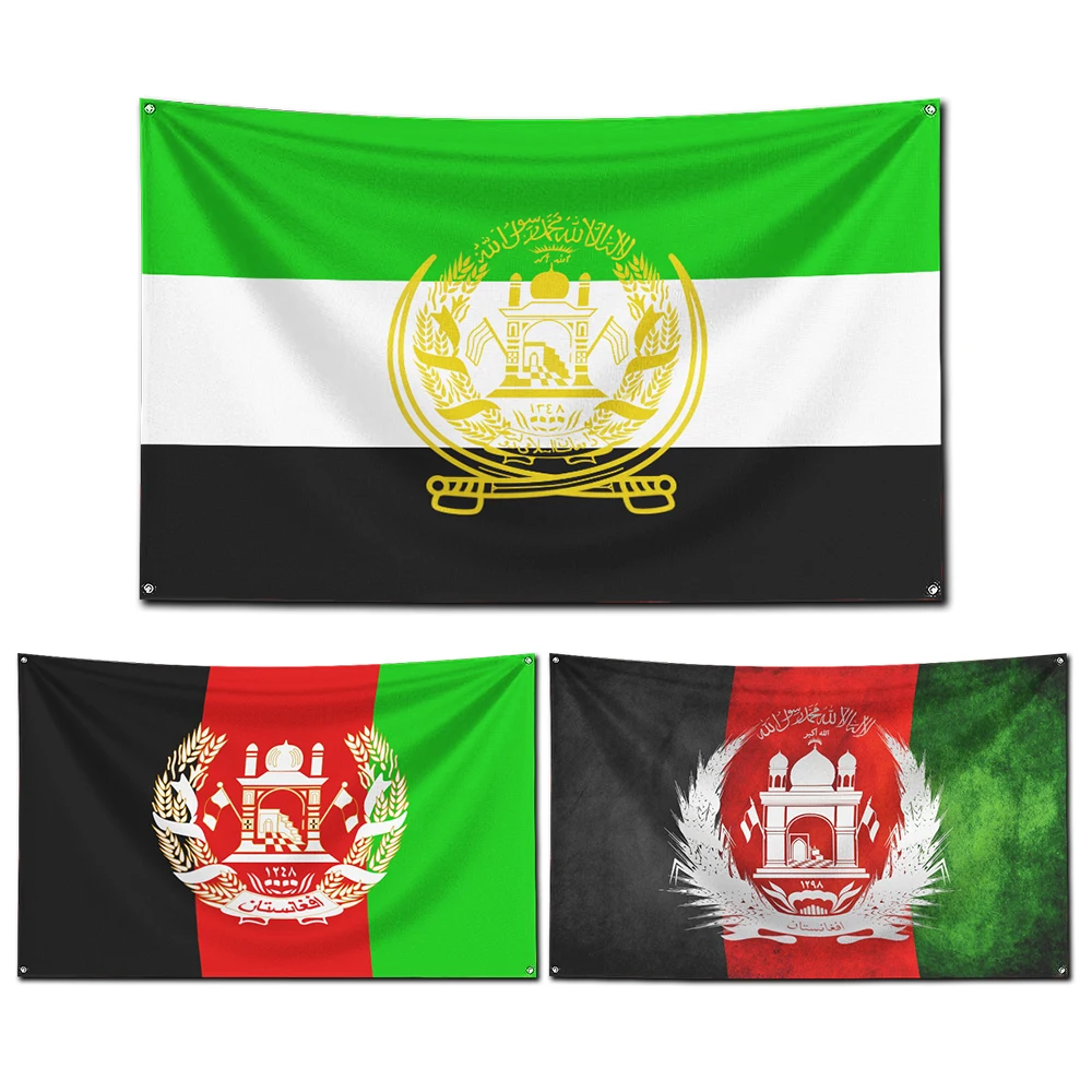 Ft Salvation of Afghanistan Northern Alliance Flag Polyester Digital Printing Banner for Garage Wall Art Out Door Decoration