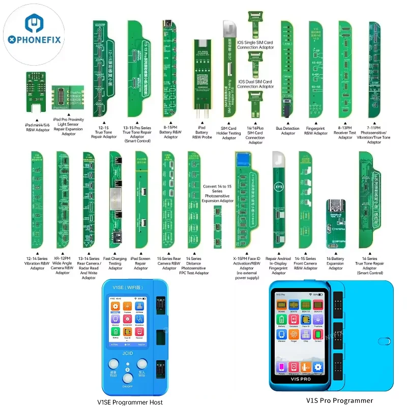 NEW JCID Face ID Battery Screen True Tone Board Repair Module Tools JC V1SE/ V1S PRO Programmer for iPhone 8-17 Pro Max