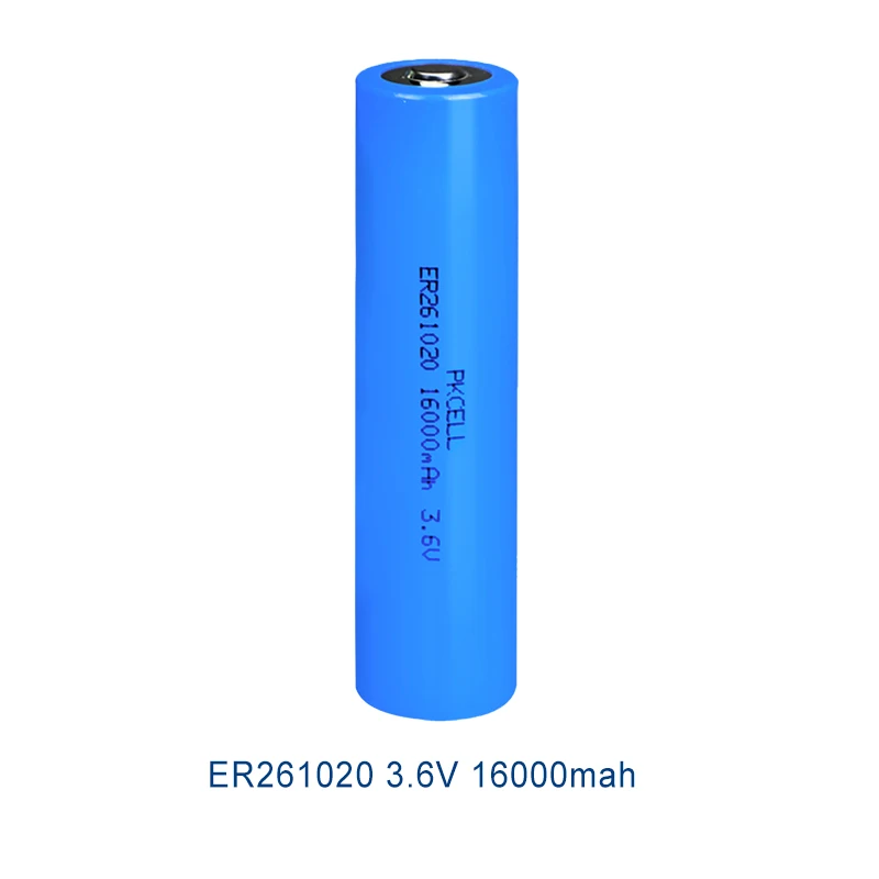 1PC PKCELL ER261020 16000mAh 3.6V Lithium Battery  Li-SOCl2 High Drain Battery For water gas meter