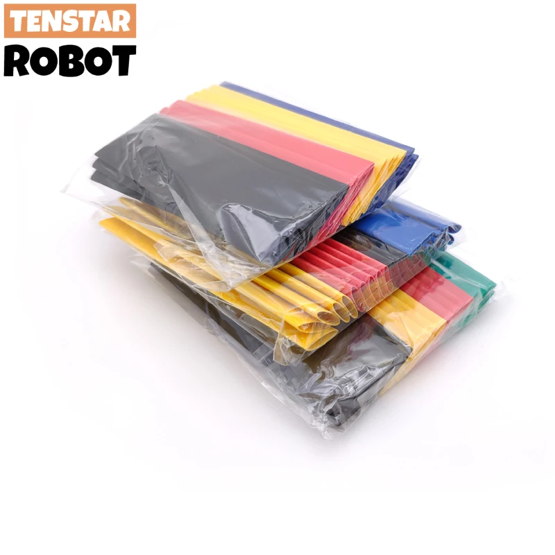 328pcs 530pcs Sleeving Wrap Wire Car Electrical Cable Kits Heat Shrink Tube Tubing Polyolefin 8 Sizes Mixed Color термоусадка