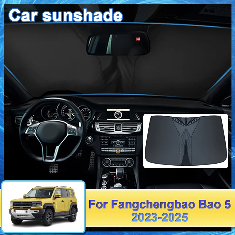 

Car Front Rear Sunshield For Denza B5 Accessories Fangchengbao Bao 5 2023-2025 Full Coverage Visor Protection Privacy Sunshade