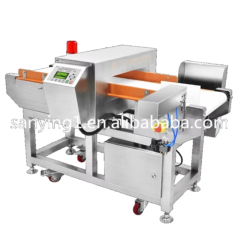 High Sensitivity Automatic Tunnel Type Conveyor Belt Food Industrial Metal Detectors Machine
