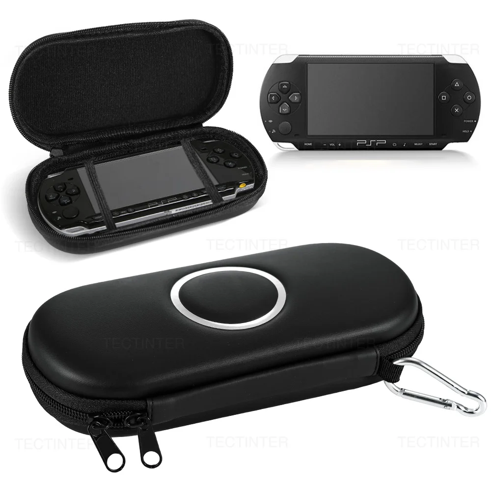 حقيبة حمل محمولة لسوني PSP 1000 2000 3000 وحدة تحكم ألعاب الحقيبة الصلب إيفا تخزين حقائب السفر الواقية الملحقات