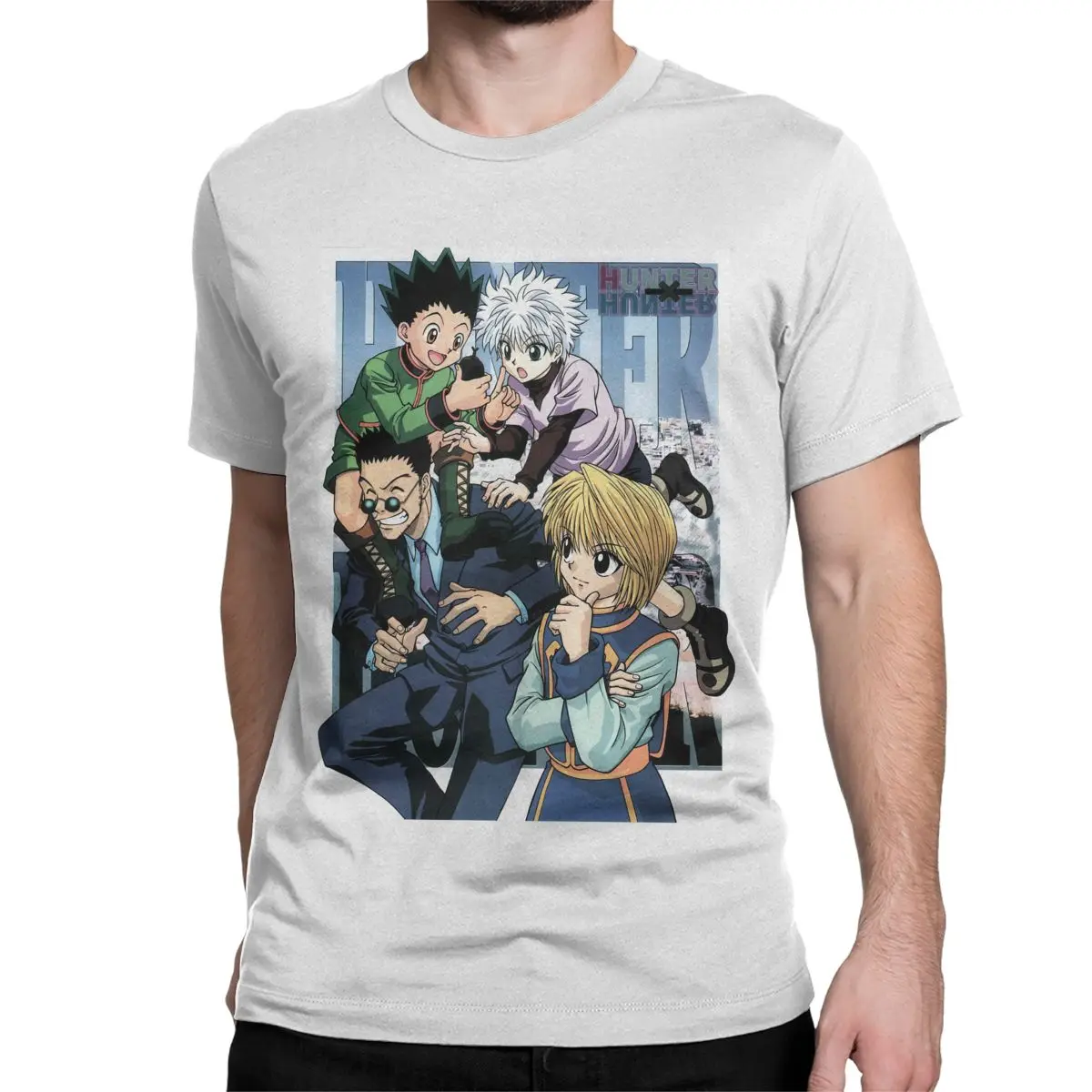 Men Women's T-Shirts Anime Hunters X Hunters Unique Cotton Tees Short Sleeve Killua Zoldyck Kurapika Freecss Gon T Shirt O Neck