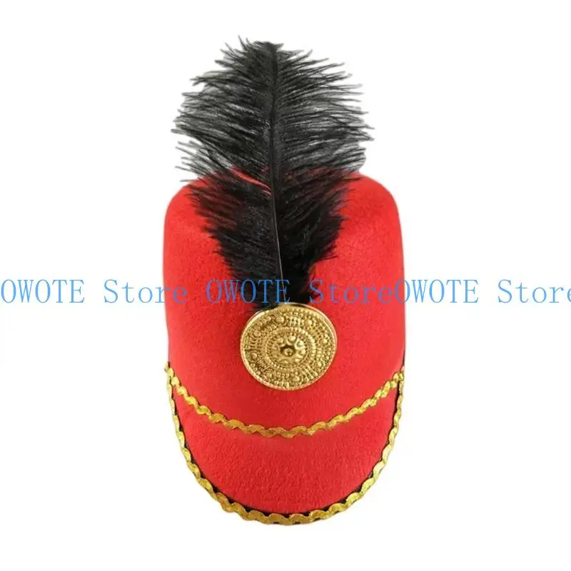 A52E Vintage Guard Knight Hat for Men Gruby Vintage Christmas Party Show Hat