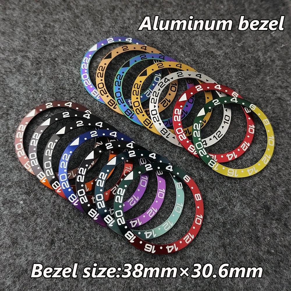 

Алюминиевый безель 38 мм, высококачественные мужские часы с наклонным безелем, подходящие для инструмента для ремонта часов в корпусе 40 мм