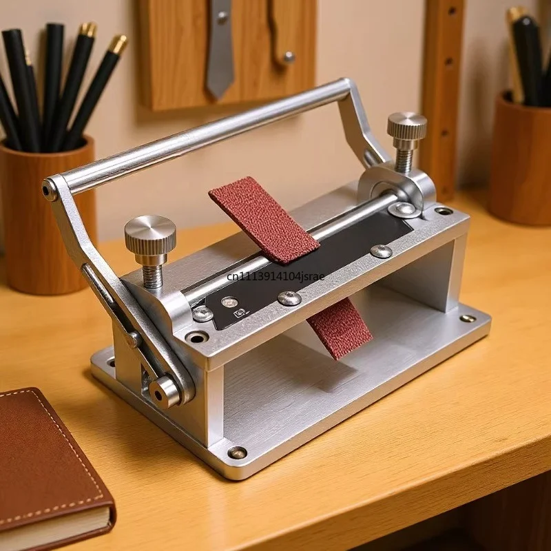 Manual Leather Skiving Machine, Leather Thinning Skiving Knife for Cowhide, Shell Cordovan, Vegetable Tanned Leather