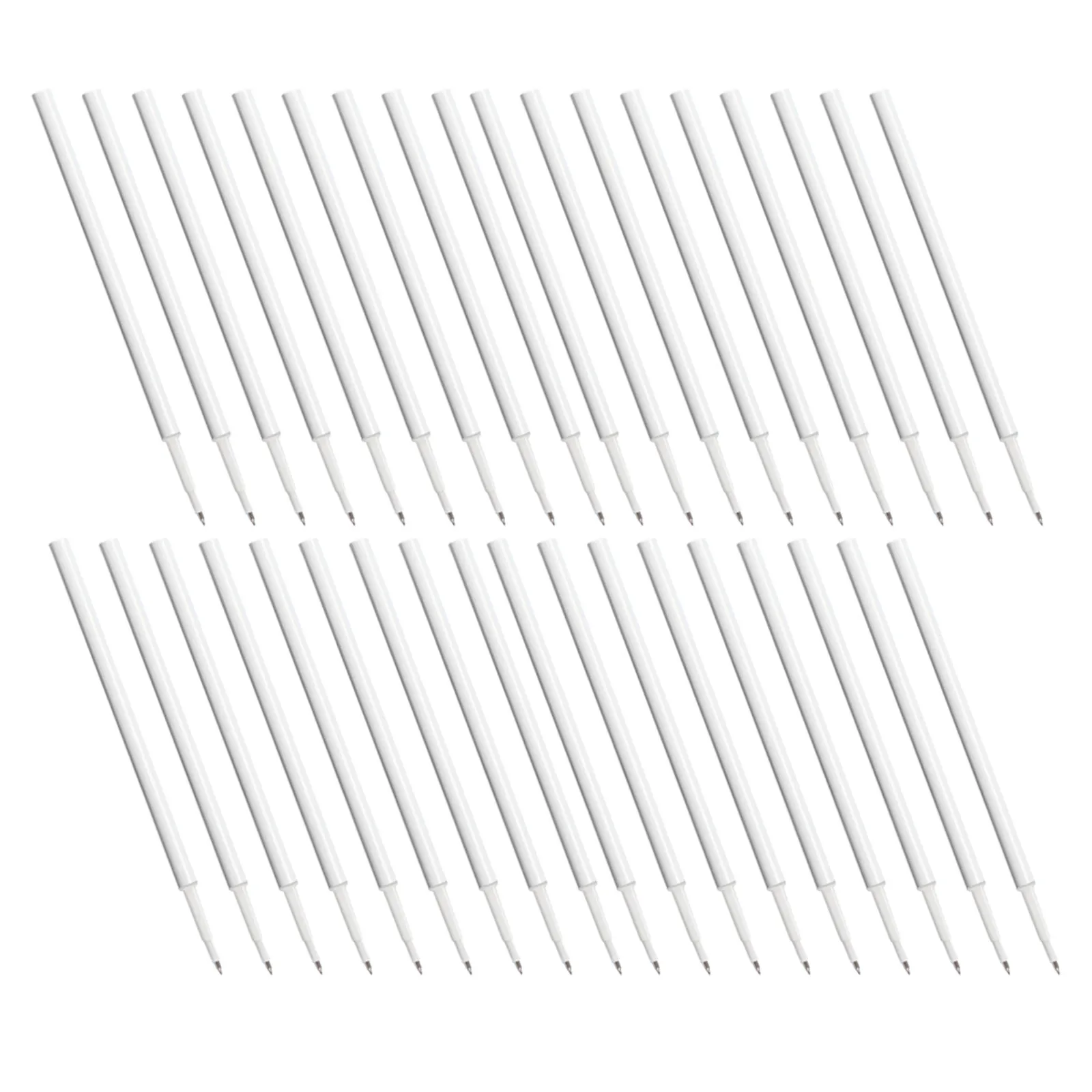 

120Pcs Black Gel Pen Refills 0.5mm Fine Tip Smooth Ink Refills for Ballpoint Pens Writing Office School Use Black Ink