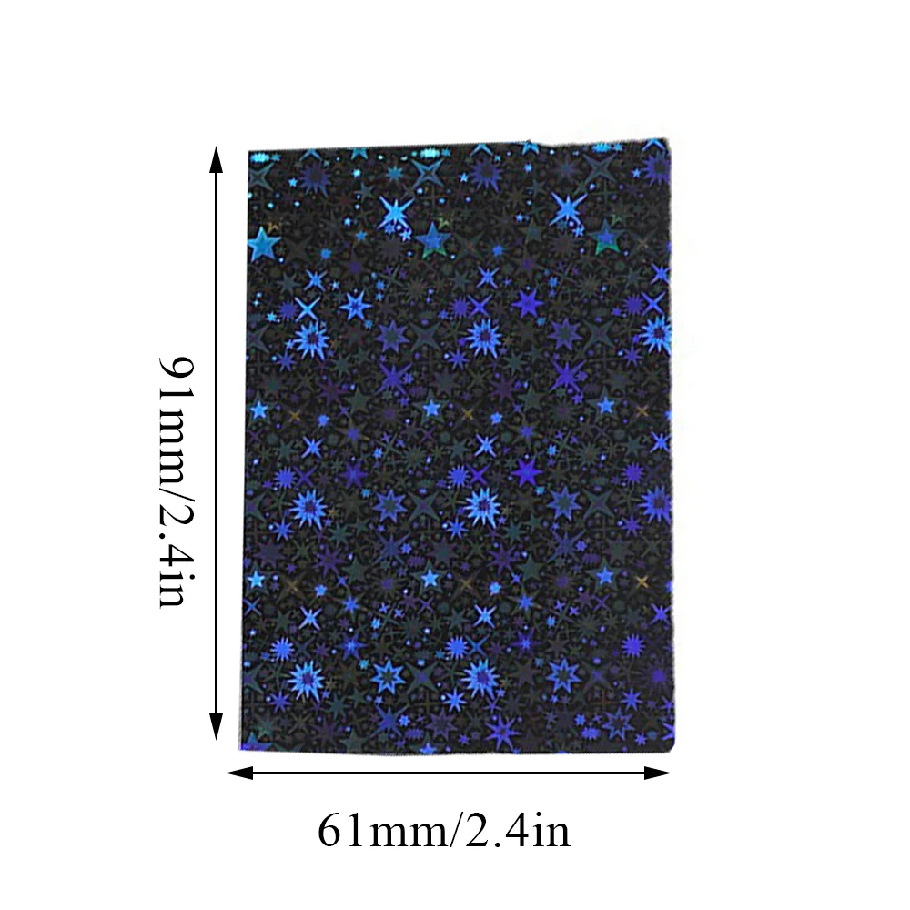 20Pcs/Pack InsCard Sleeves Glittery Star InsToploader Card Photocard Sleeves Idol Photo Cards Protective Storage Case