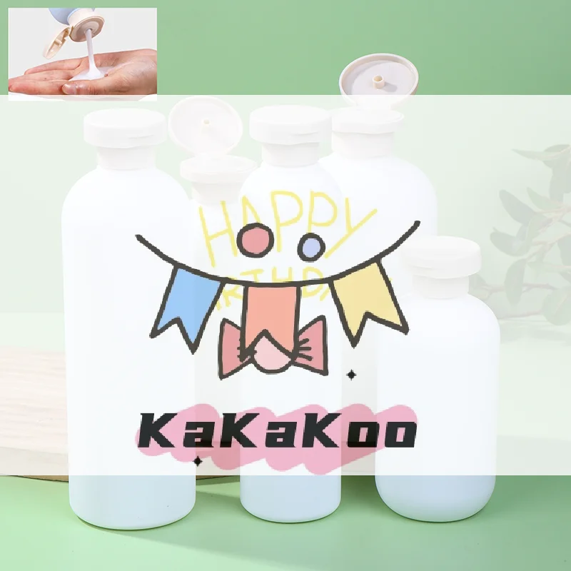 Пластиковые-дорожные-бутылки-для-шампуня-многоразовые-белые-контейнеры-для-лосьона-крема-откидная-крышка-гель-для-душа-пенопластовые-бутылки-с-насосом