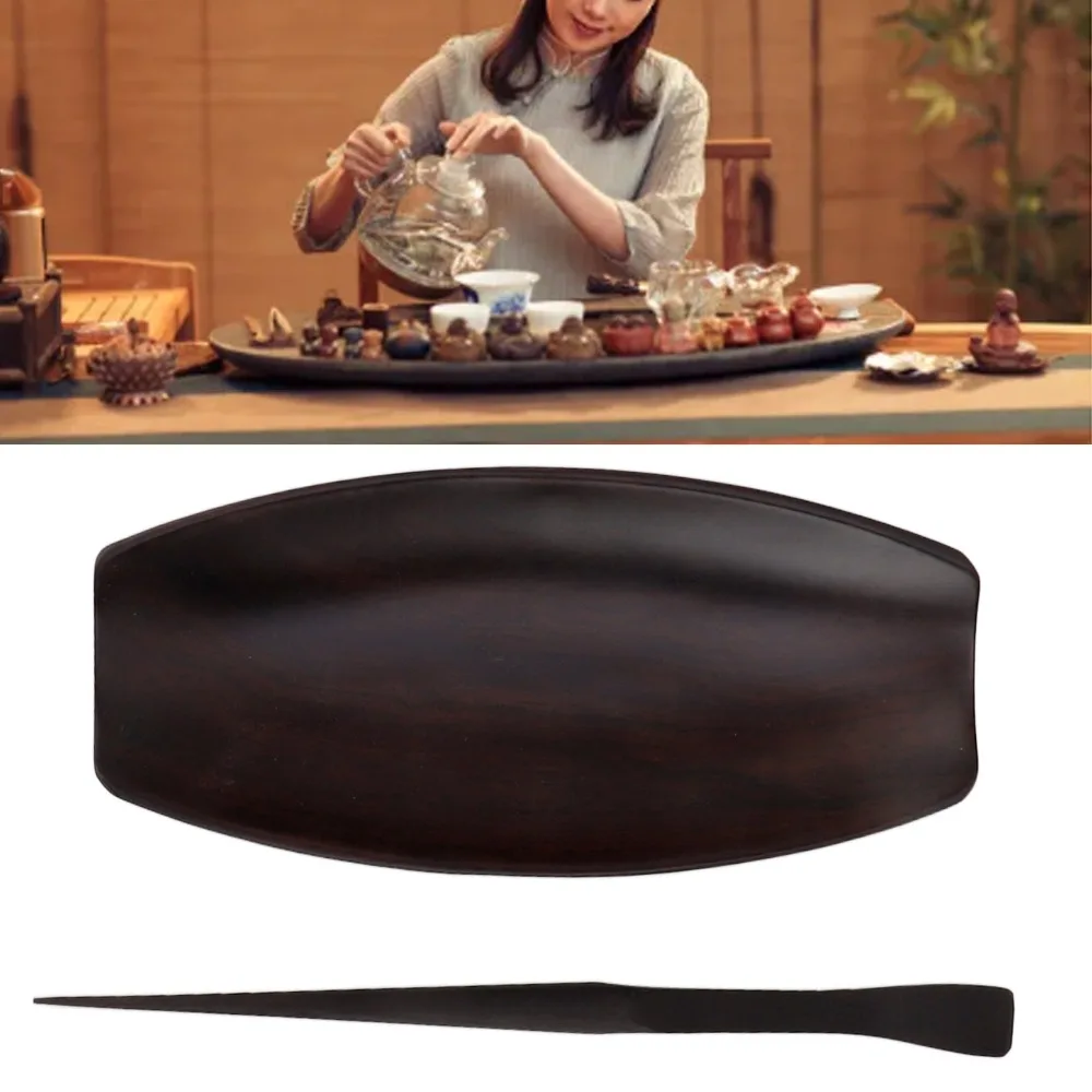 Tea Accessories Wooden Chinese Tea Set Teaspoon Tea Needle Tea Ceremony Accessories Ebony Tea Making Tool Kit Tea Making
