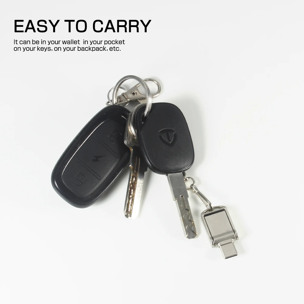 Metal USB 2.0 Flash Drive 2 IN 1 Mini USB and Type C Pen Drive 32GB 64GB 128GB Pendrive Memory Stick Flash Disk For PC Phone