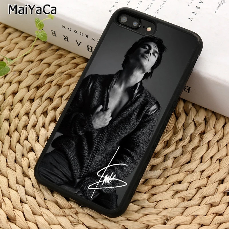 The Vampire Diaries Damon Salvatore Ian Somerhalder Phone Case For iPhone 17 Air 16 15 14 plus 11 12 13 Pro  Max coque