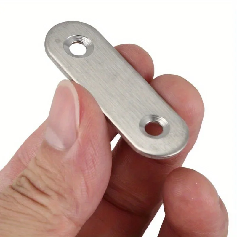 40mmx16mm Straight Repair Joining Mending Flat Plate Bracket 20pcs