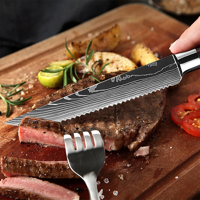 Steak Knives 1-6pcs Serrated B - Home Cooking Dinner recension och pris