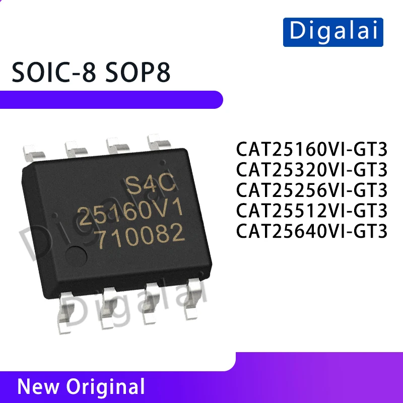 

CAT25160VI-GT3 CAT25320VI-GT3 CAT25256VI-GT3 CAT25512VI-GT3 CAT25640VI-GT3 SOIC-8 SOP8