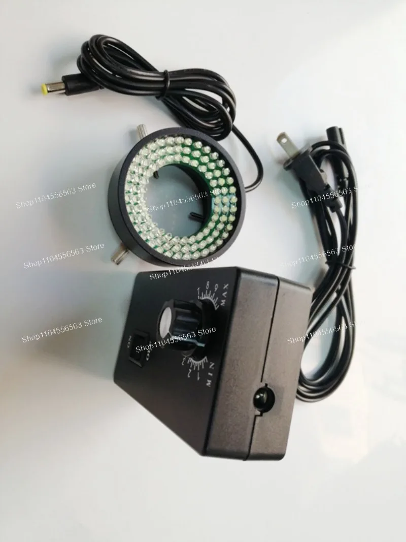 12V Inner Diameter 35-50MM96 Single Cylinder Video Microscope LED Ring Light Supplement Light Source