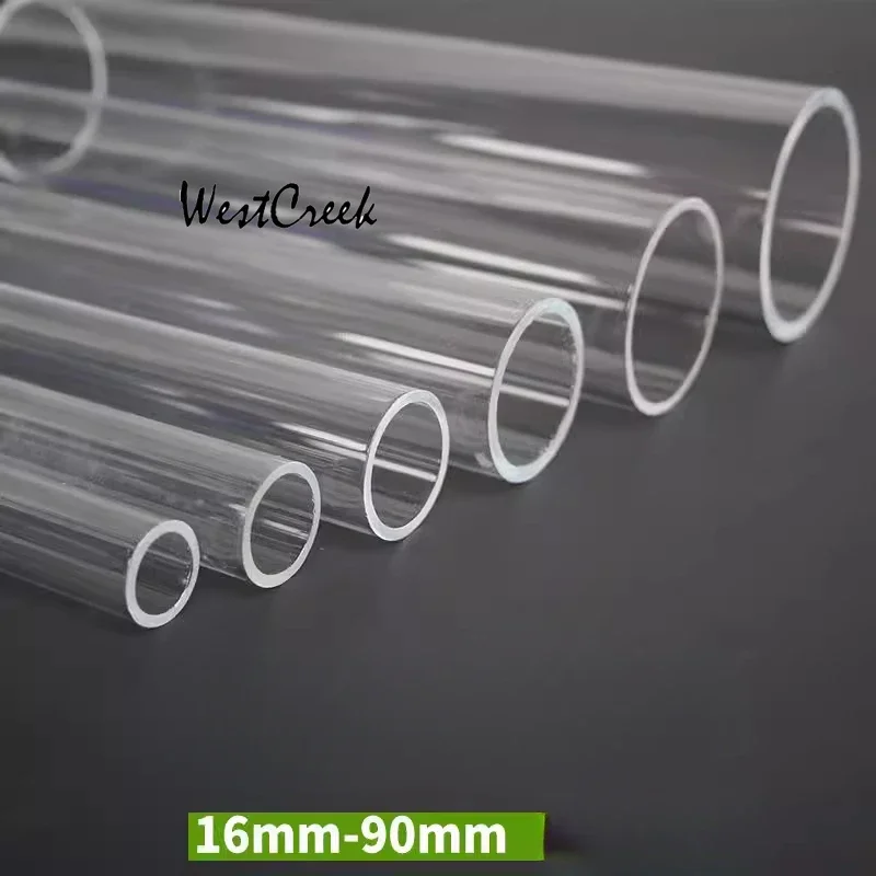 WESTCREEK 27 28 30mm 32mm OD transparent acrylic tube plexiglass pipe PMMA tube clear hollow pipe organic glass perspex  tubing