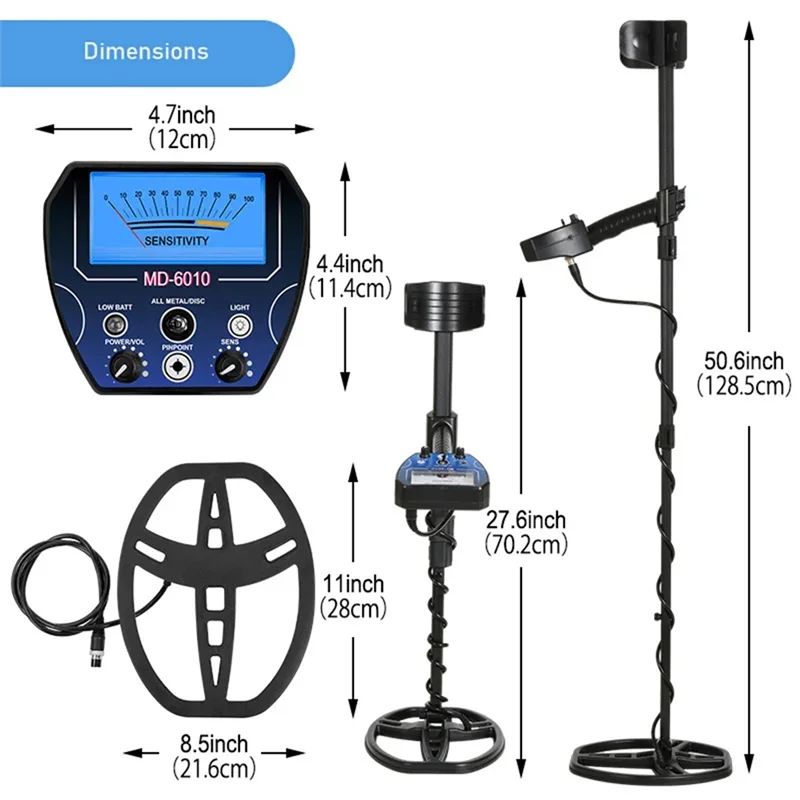 Detector de ouro subterrâneo de alta sensibilidade anti-interferência detector de metais portátil ao ar livre à prova dwaterproof água caçador de tesouros-Y05A