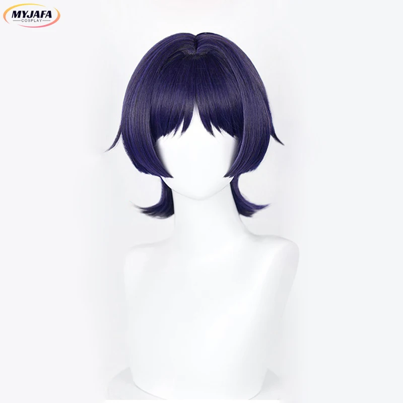 High Quality Scaramouche Cosplay Wig Genshin Impact Snezhnaya Fatui Balladeer Heat Resistant Synthetic Hair Game Wanderer Wigs