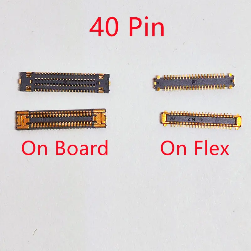 10Pcs Lcd Display Screen Flex FPC Connector For Samsung Galaxy M51 M515 M515F S20 FE S20FE 5G G7810 G781 Plug on Board 40 Pin