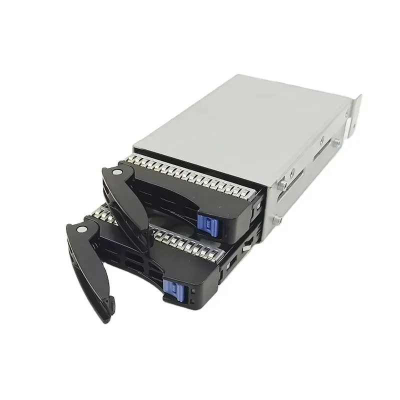 BOLRZO Dual 2.5 Inch Hot Swap Hard Drive Carrier SATA Backplane Molded for Server Storage Industrial PC Replacement Parts