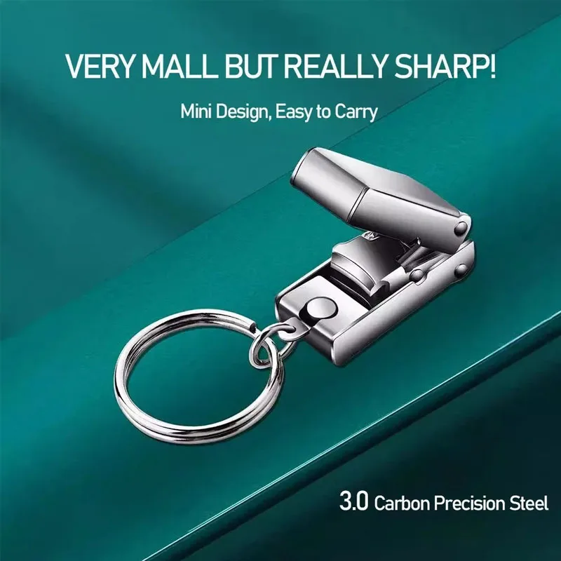 /2026 منتجات جديدة، 1-4 قطعة مقص أظافر قابل للطي محمول للسفر مقص أظافر أداة قص أظافر من الفولاذ المقاوم للصدأ