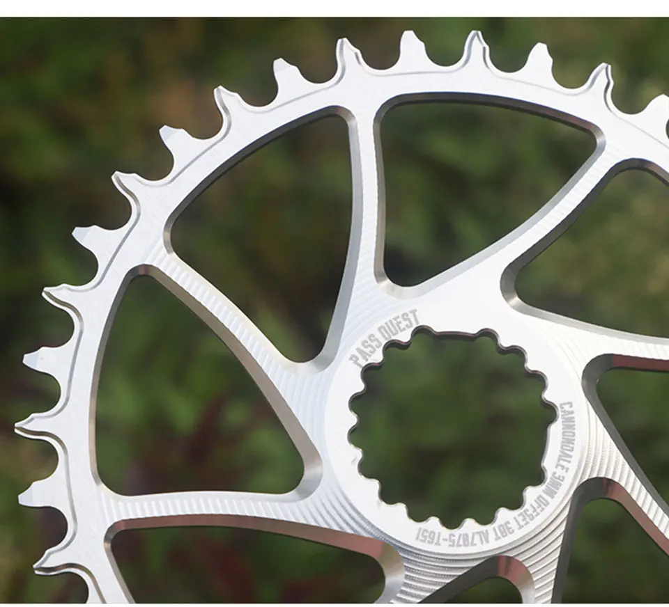 Pass Quest For CANNONDALE si ss 0mm 3mm Offset Bike Chainwheel 28T 30T 32T 34T 36T 38T 40T 42T bicycle Chainrings mtb Bike parts