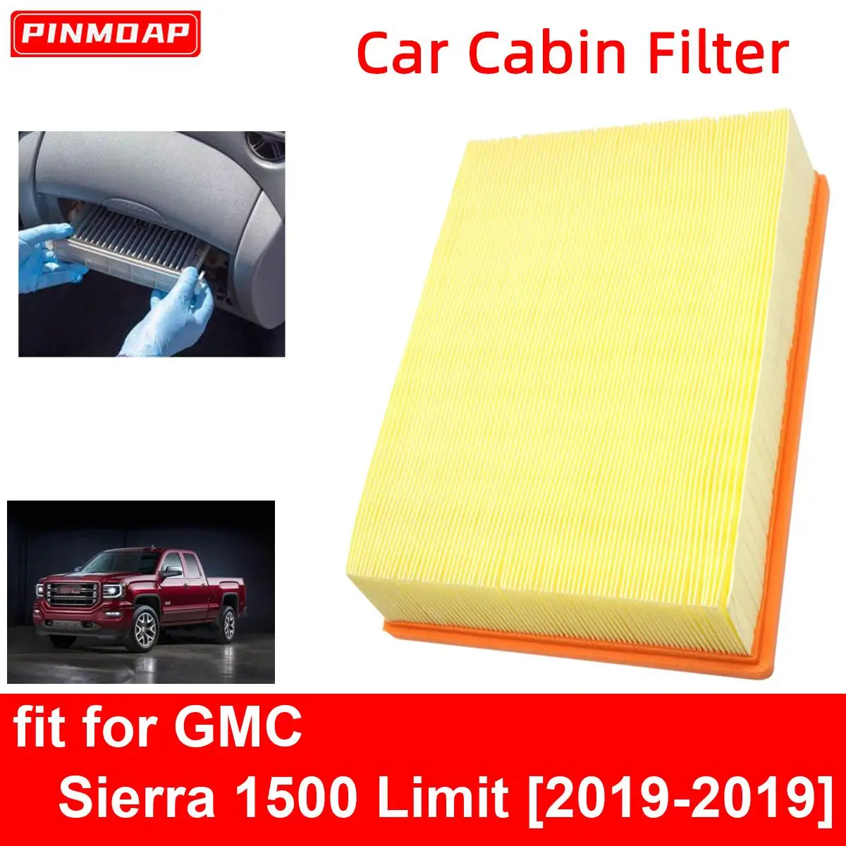 Car Engine  Cabin Air Filter for GMC Sierra 1500 Limit 2019-2019 Auto Filters Car Engine bon Fiber CA8755A 15908915 15908916 253