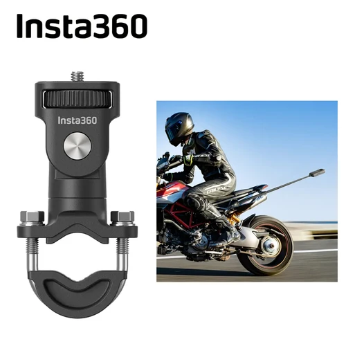 Soporte con perno en U para motocicleta Insta360 100% original, accesorios oficiales para cámara Insta 360, adecuados para cámaras deportivas de la serie X/Ace