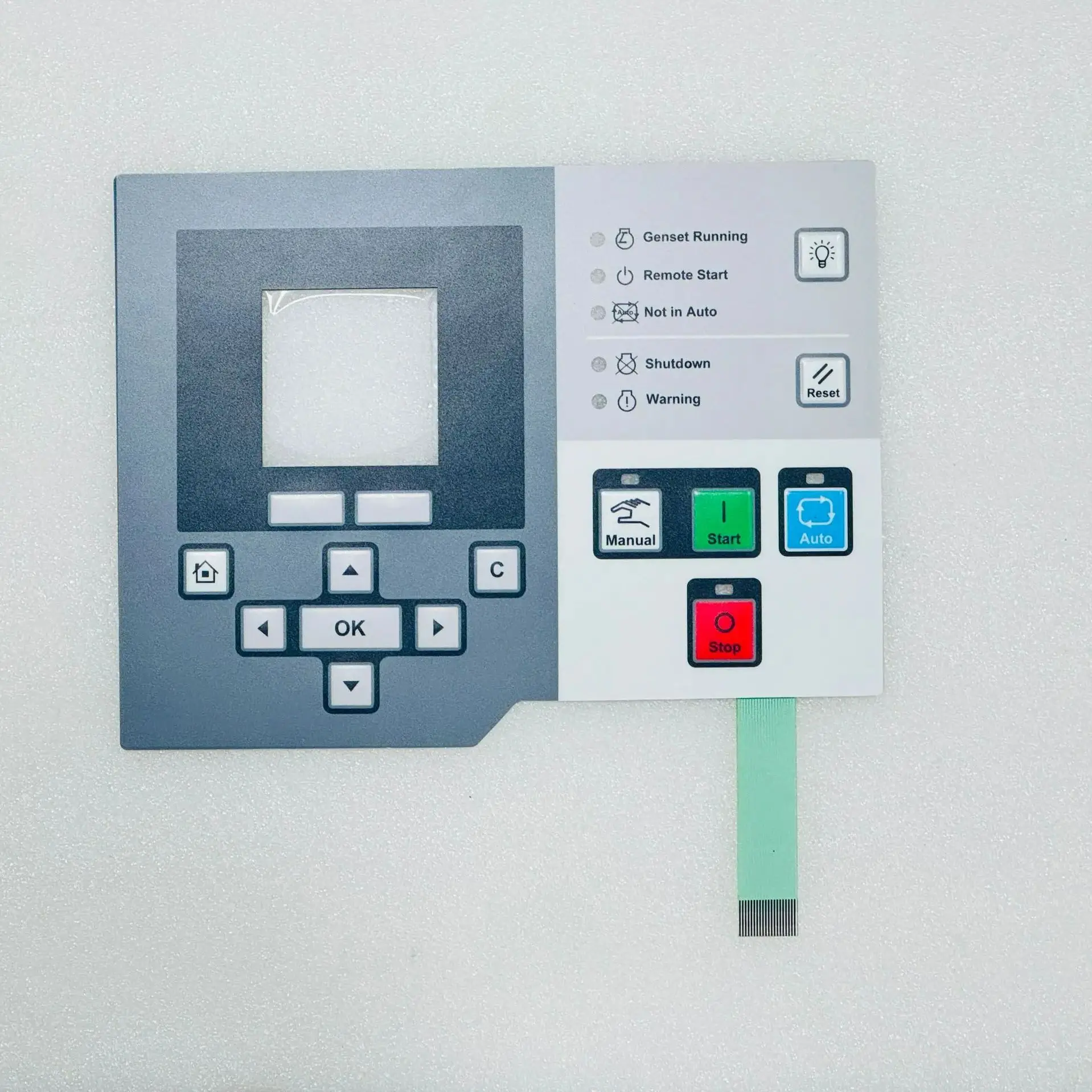 Przełącznik przyciskowy membranowy dla CUMMINS Power Command HMI220 HMI 220 Numer części wyświetlacza: 0300-6314-01 PN 0300631401   Klawiatura Klawiatura — zdjęcie produktu 3
