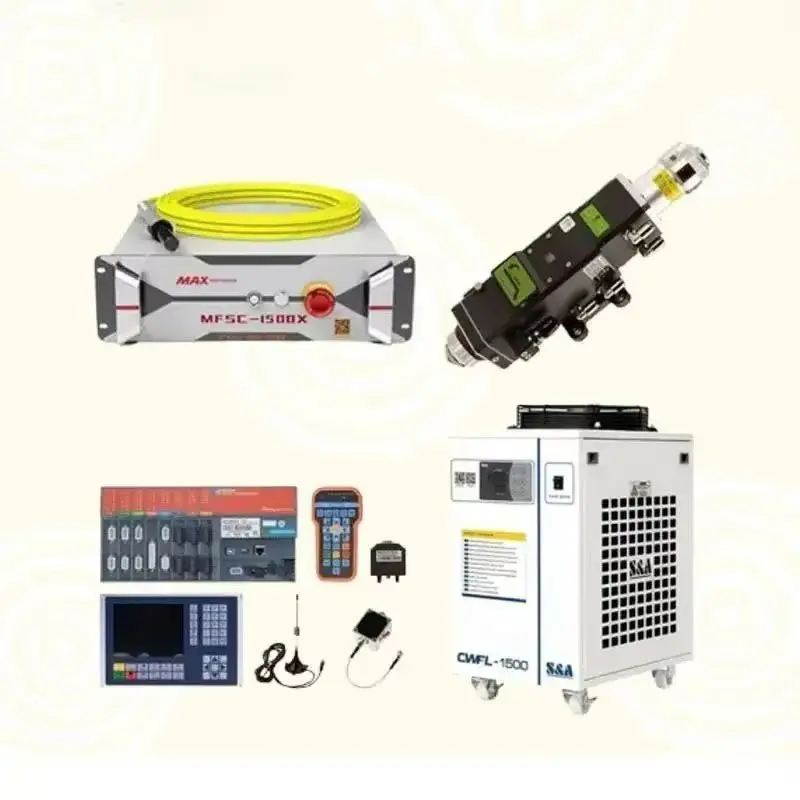 Max BT240S Laser Cutting Head Chiller Precision Cutt System with 1500W 2000W 3000W Laser Source RDC6563F Control for Business