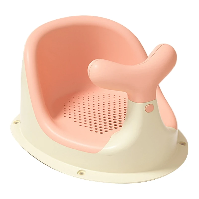 B2EB Asiento baño para bebé, asiento bañera seguridad para niño y niña, silla para bañera