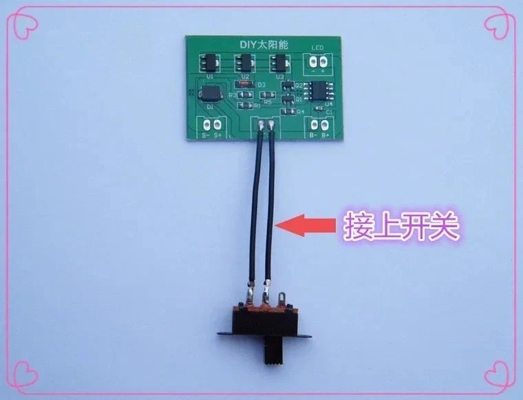 Lámpara Solar para Jardín, Lámpara de Pared, Lámpara de Poste, Lámpara de Proyección, Placa de Circuito de Control