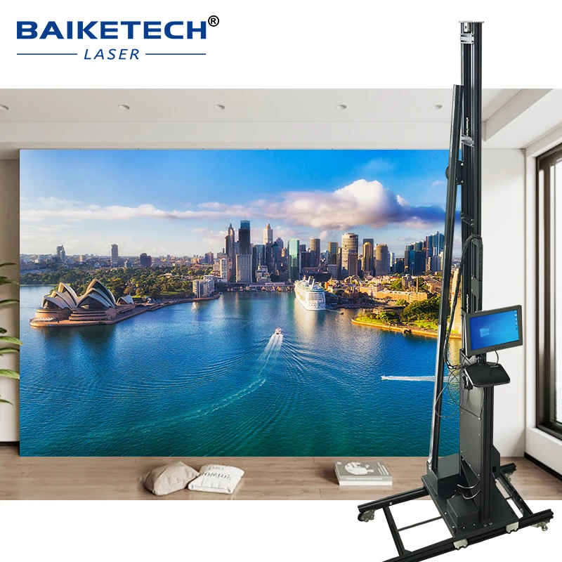 TH-UP600M عمودي ثلاثية الأبعاد النافثة للحبر الدقة آلة طباعة الجدران للعمل الفني مفصل آلة طلاء جدران طابعة ورق الحائط