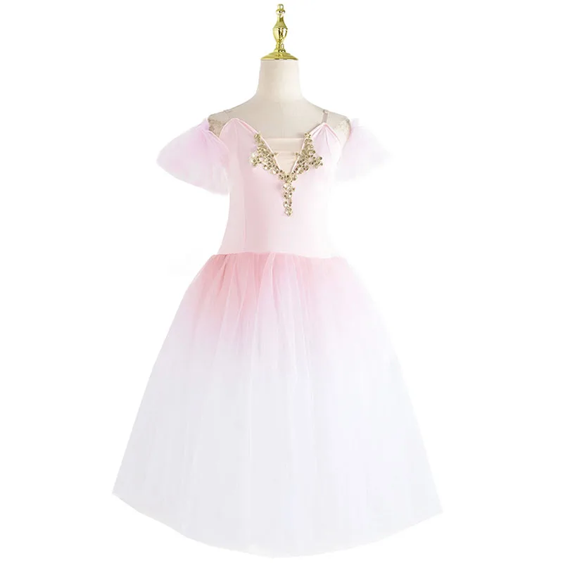 Professional Ballerina Ballet Tutu For Child Girls Adulto Dance Clothing Kids Vestido Figure Skating Dress Ballet Leotards